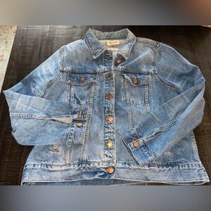 Madewell Classic Denim Jacket, Pinter Wash, XXL